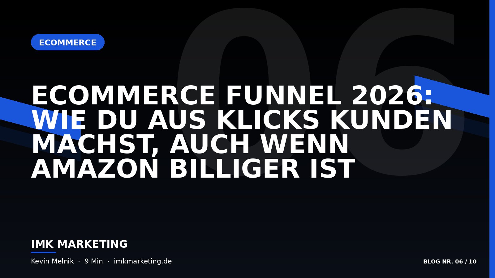 Ecommerce Funnel 2026: Wie du aus Klicks Kunden machst, auch wenn Amazon billiger ist