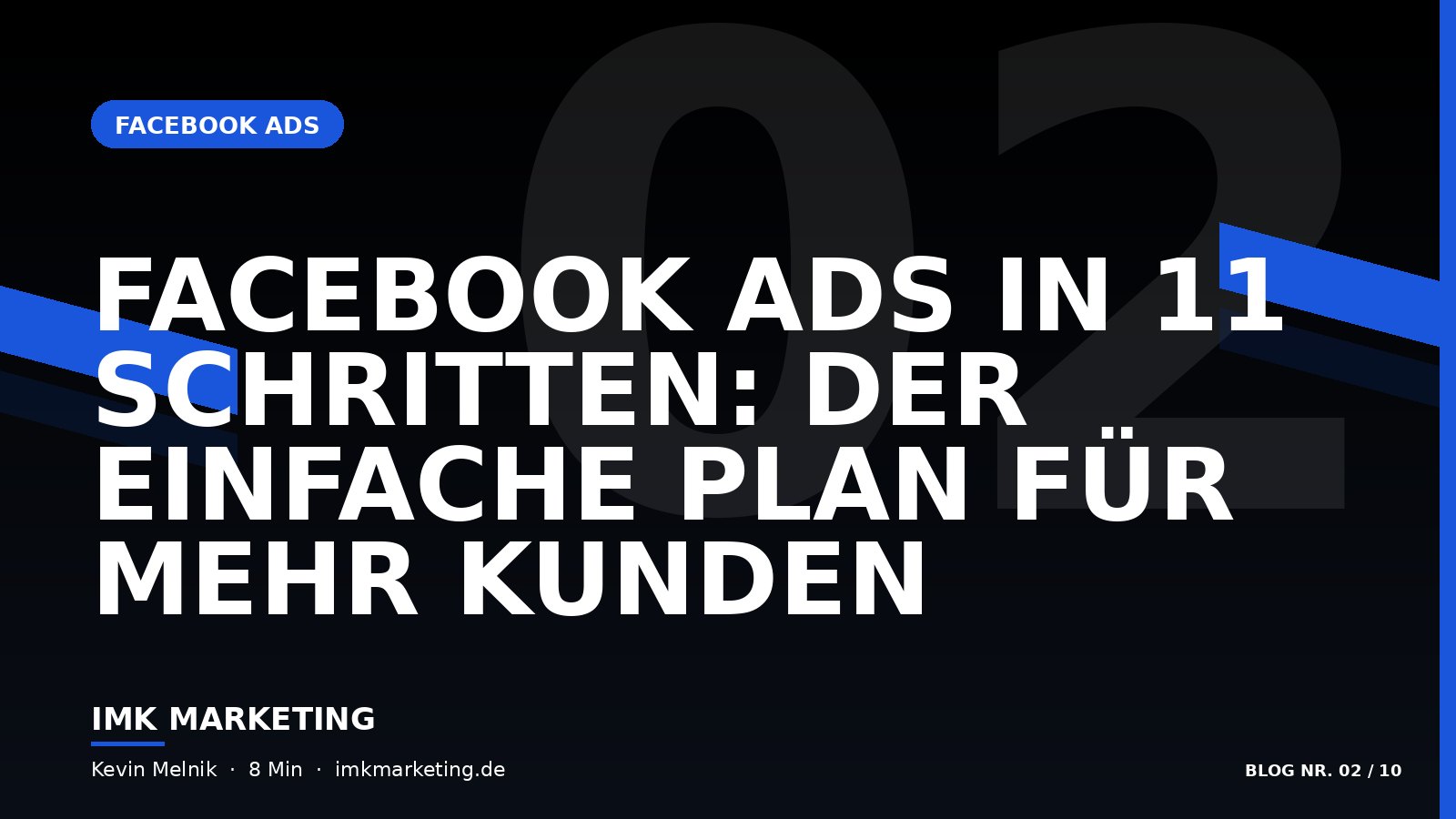 Facebook Ads in 11 Schritten: Der einfache Plan für mehr Kunden