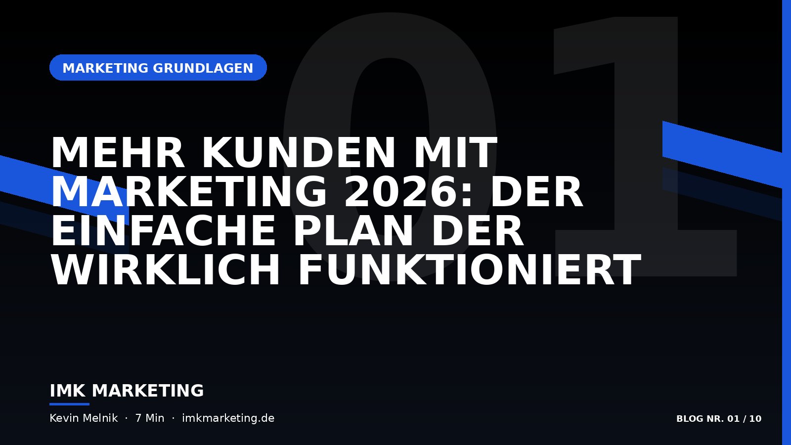 Mehr Kunden mit Marketing 2026: Der einfache Plan der wirklich funktioniert
